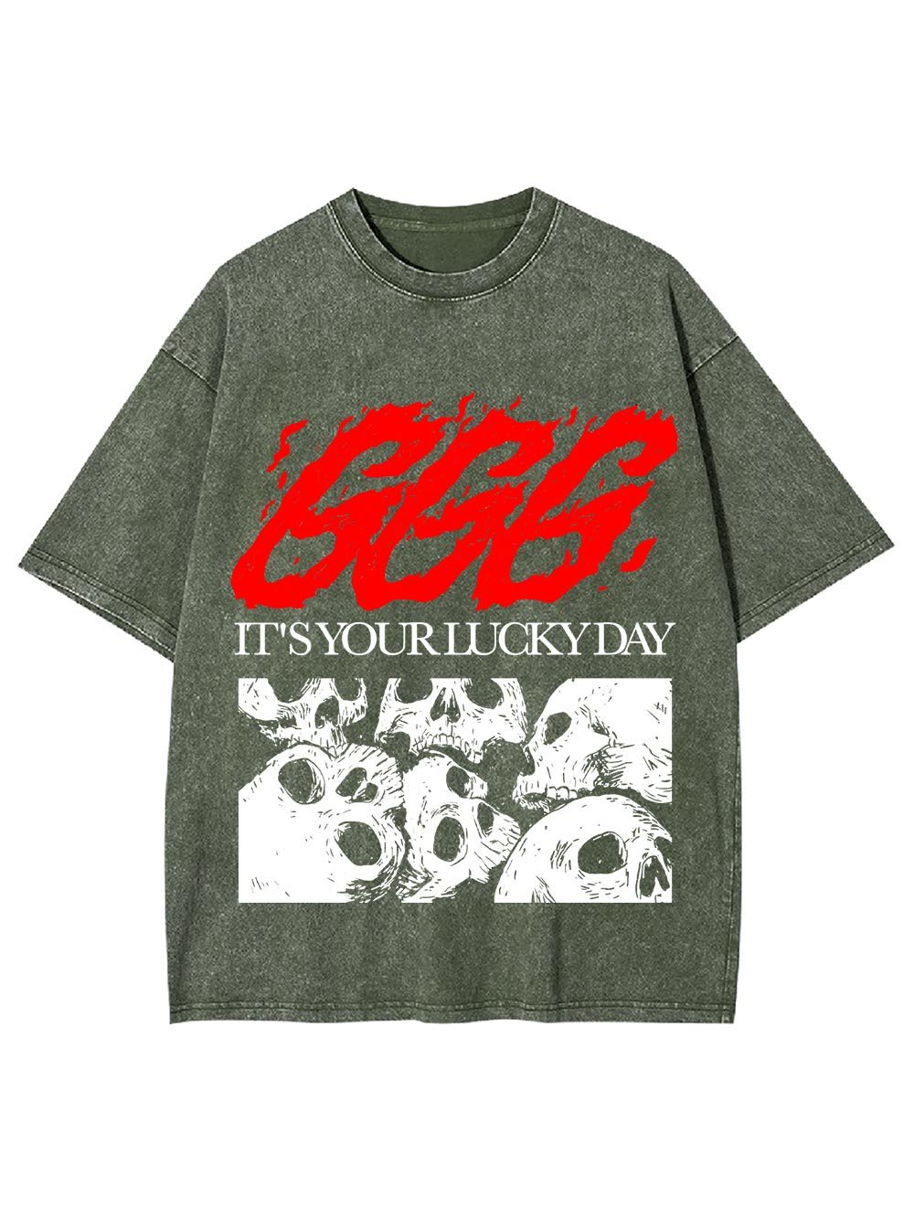 It's Your Lucky Day Washed Tshirt