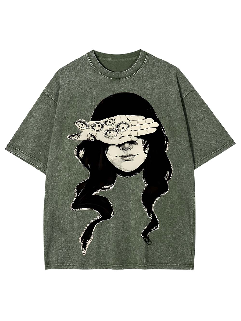 Eyes On Hand Washed Tshirt