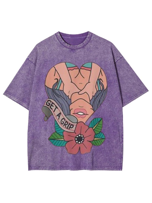 Get A Grip Washed Tshirt