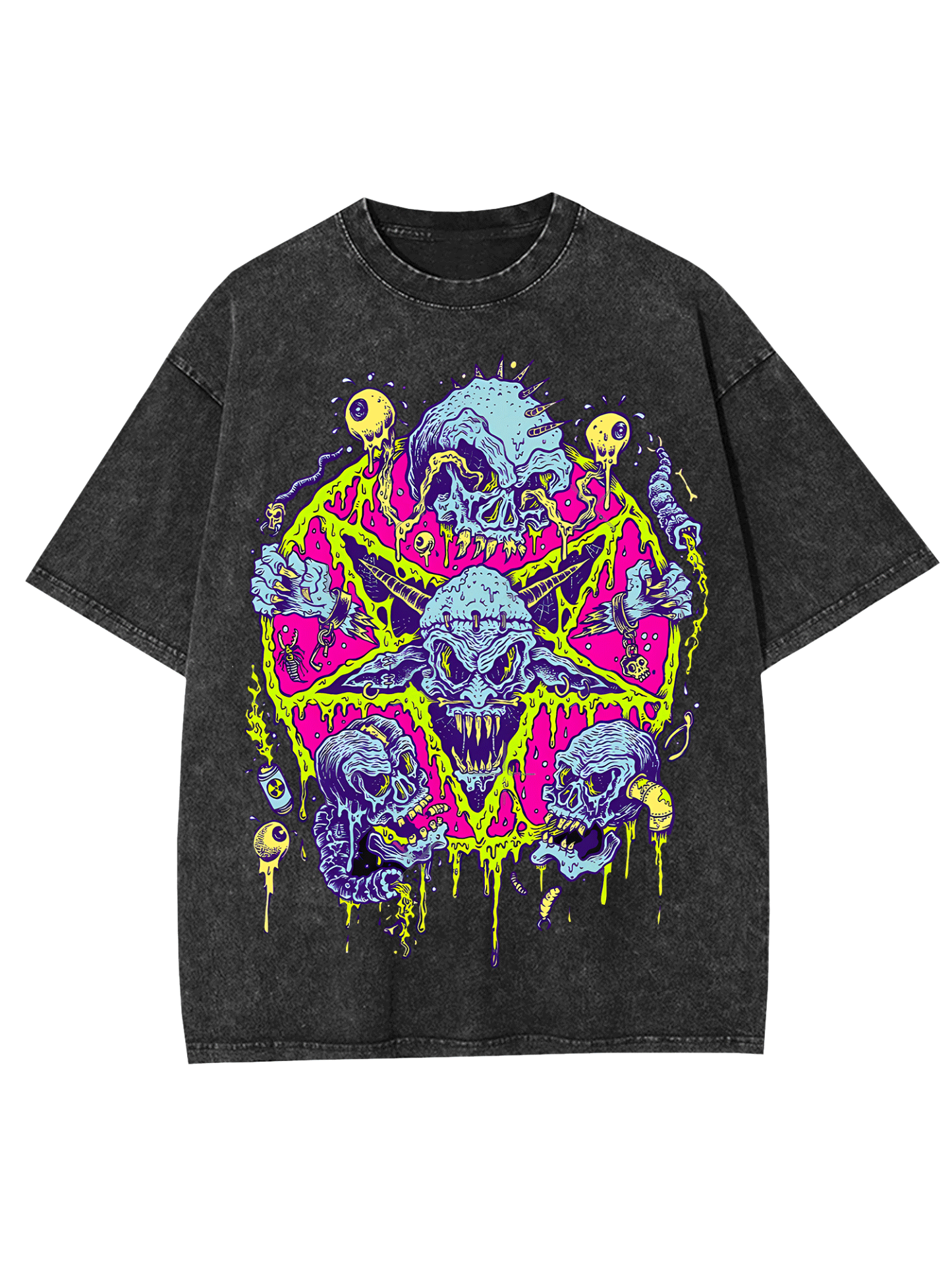 Neon Nightmare Washed Tshirt