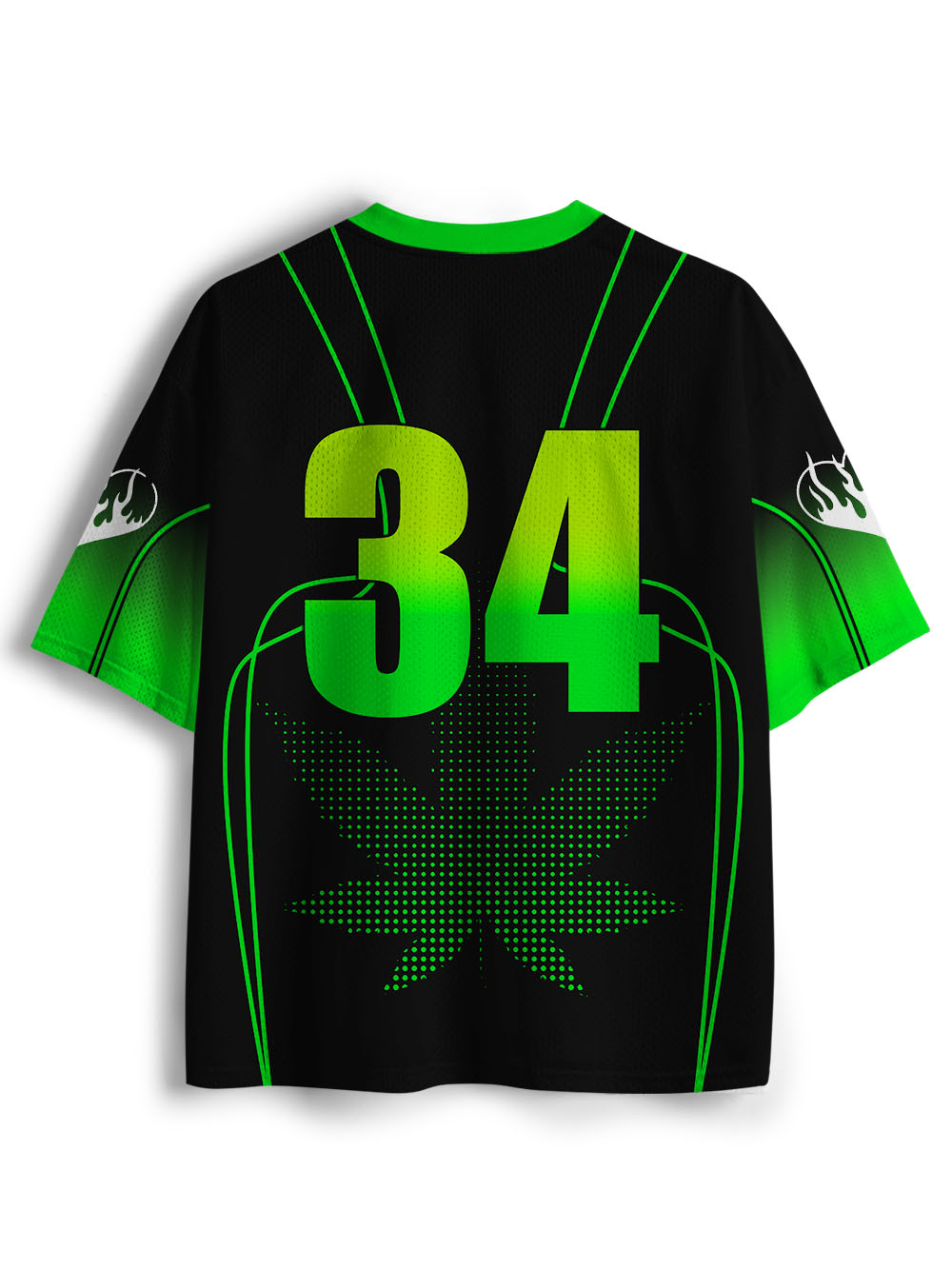 LIFE IS SHORT LEGALISE WEED MESH JERSEY