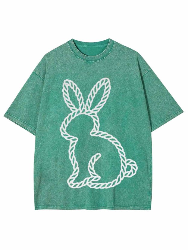 Knot Rabbit Washed Tshirt