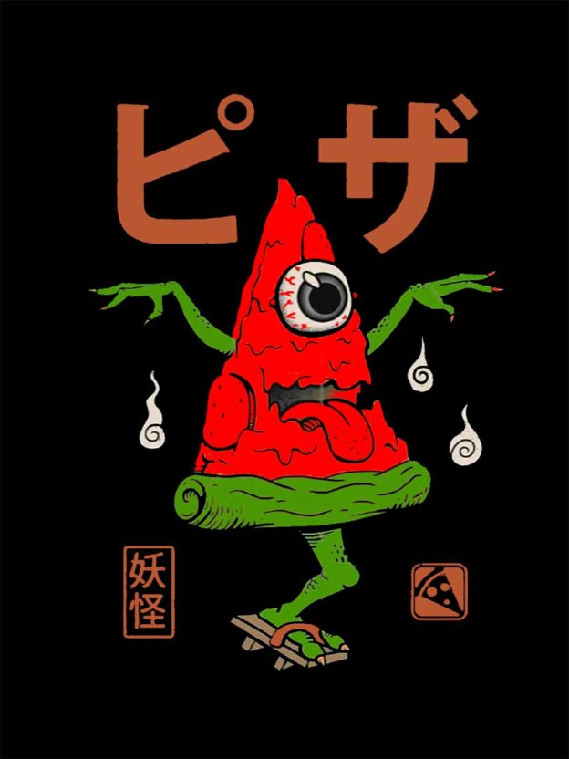 Pizza Demon Washed Tshirt