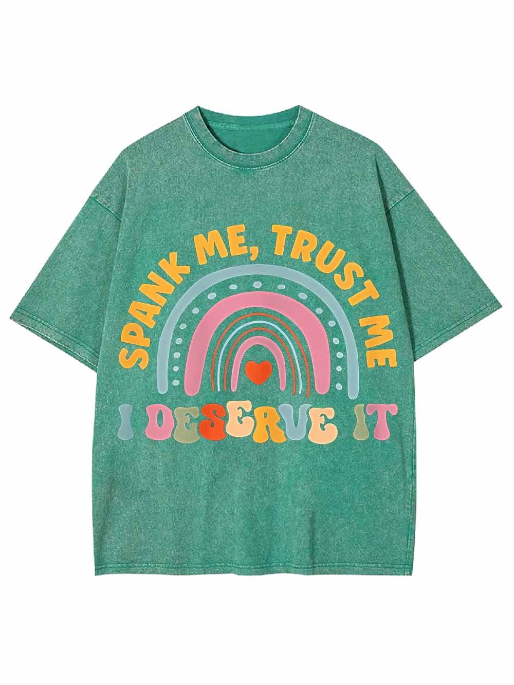 SPANK ME TRUST ME WASHED TSHIRT