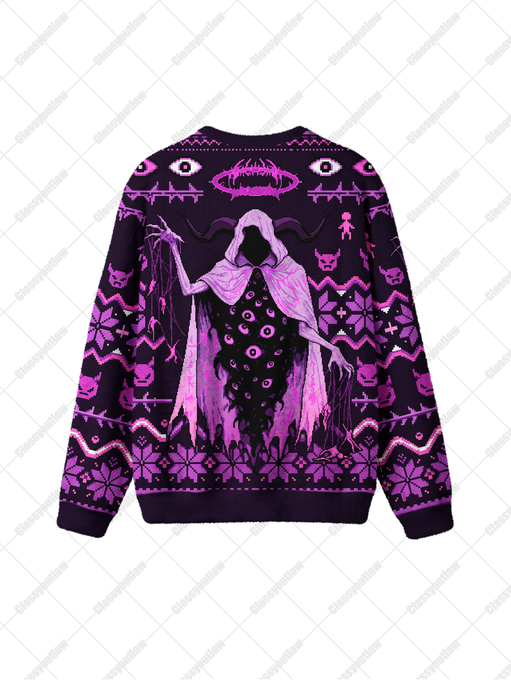PUPPET DEMON UGLY CHRISTMAS SWEATSHIRT
