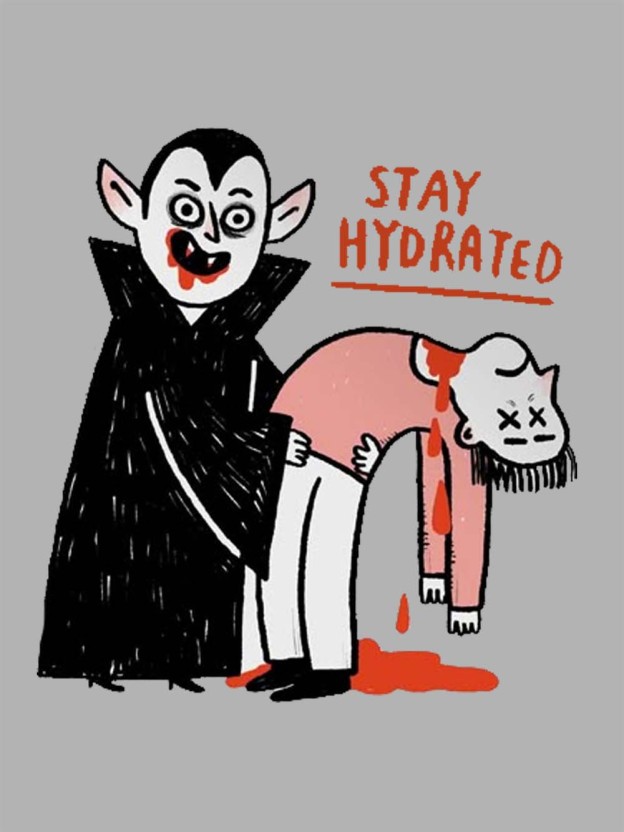 Stay Hydrated Washed Tshirt