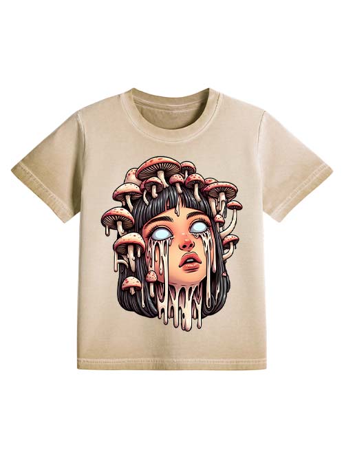 Melting Girl Washed Slim Tshirt