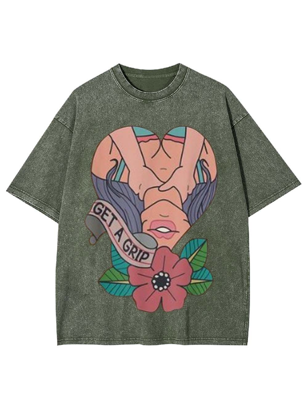 Get A Grip Washed Tshirt