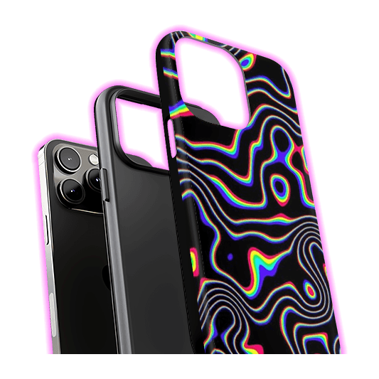 Psychedelic Waves Phone Case