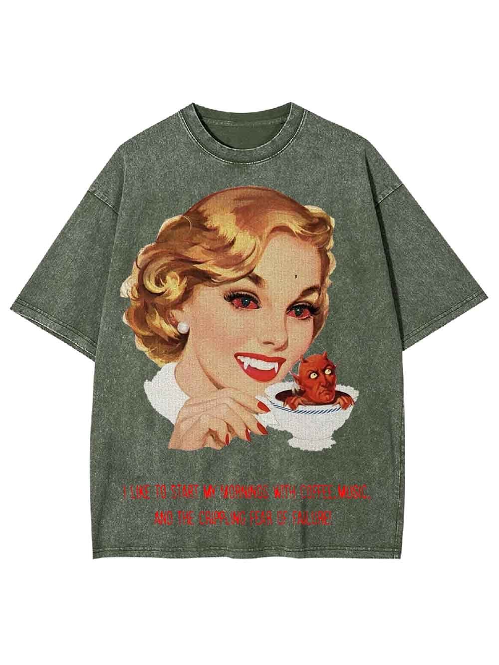 The Crippling Fear Of Failure! Washed Tshirt