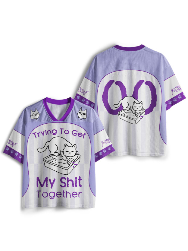 Trying To Get My Shit Together Mesh Jersey