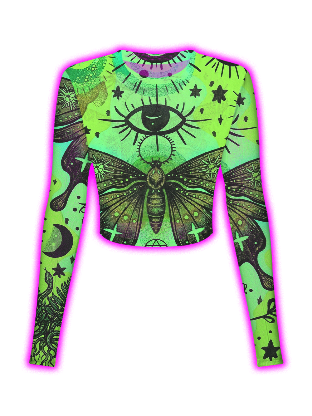 NEON MOTH MYSTIC MESH TOP