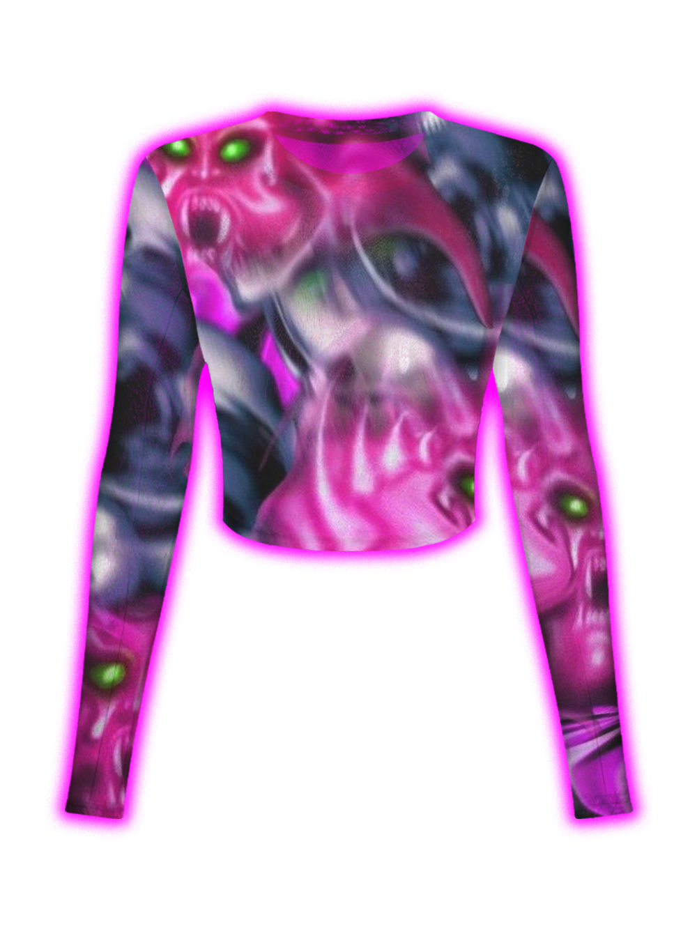 PINK DEMONS MESH TOP