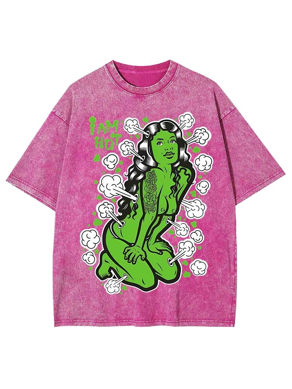 I AM HOT WASHED TSHIRT