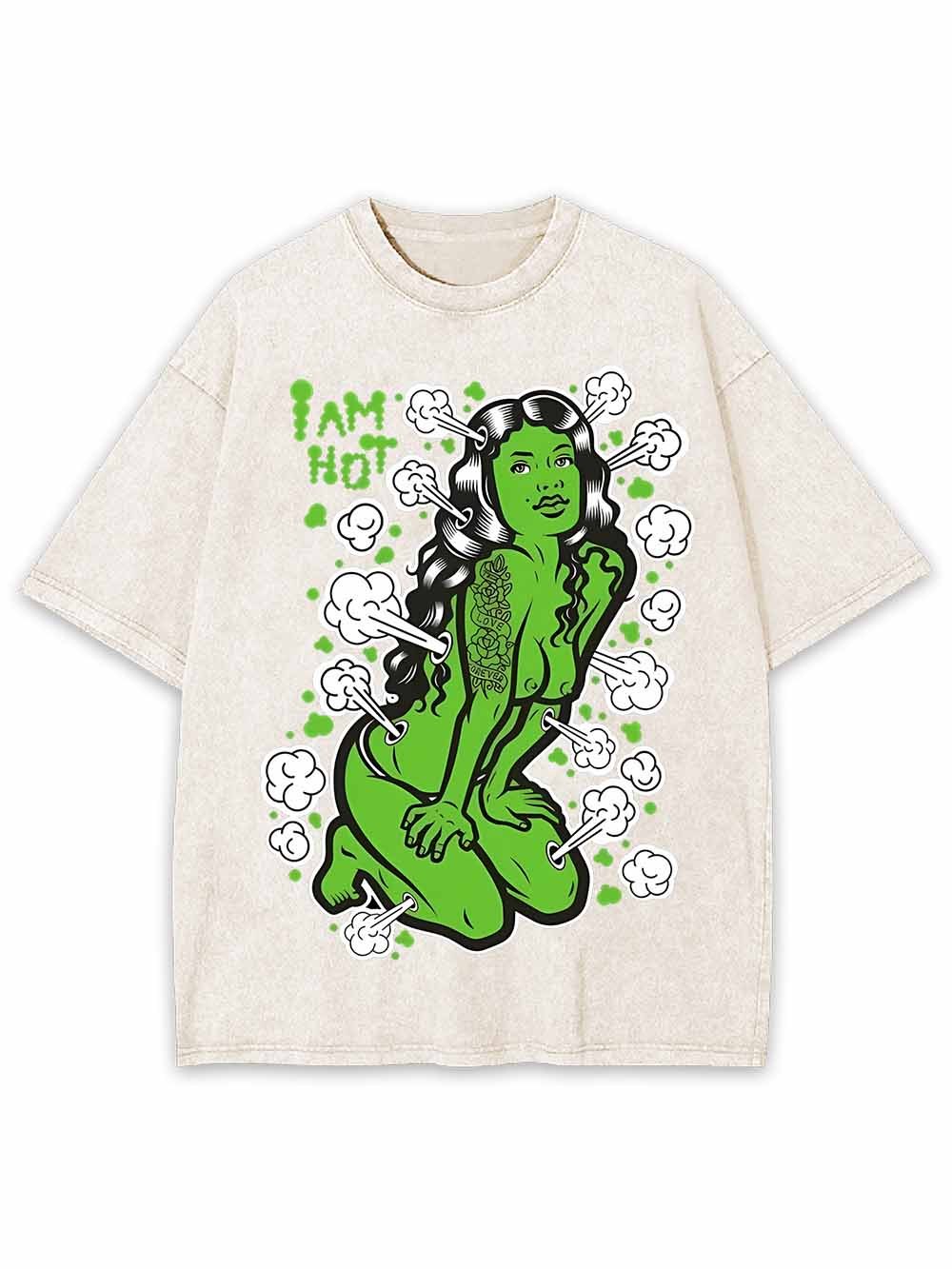 I AM HOT WASHED TSHIRT