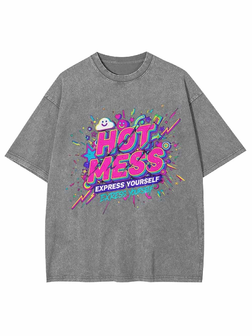 Hot Mess Washed Tshirt