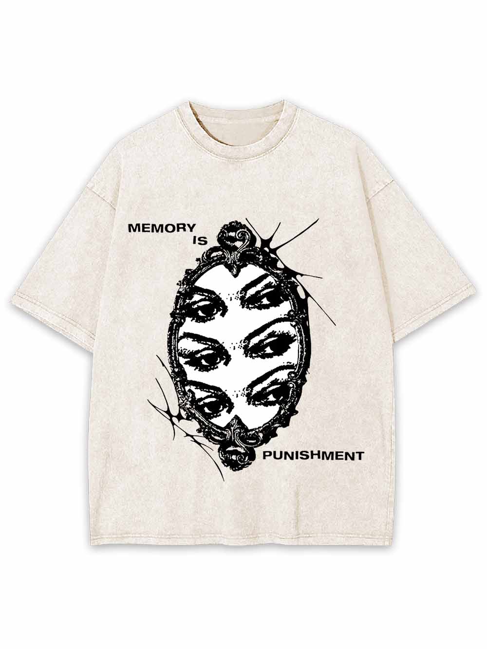 MEMORY IS PUNISHMENT WASHED TSHIRT
