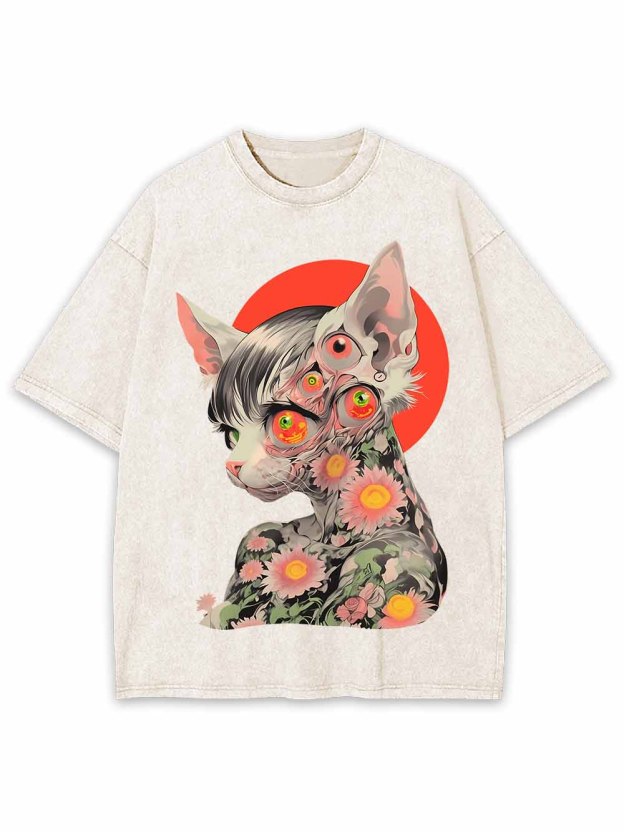 PSYCHEDELIC WASHED TSHIRT