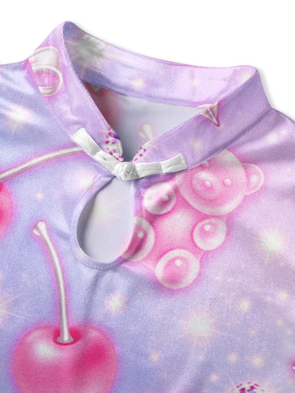 CHERRY BEAR QIPAO MINI DRESS