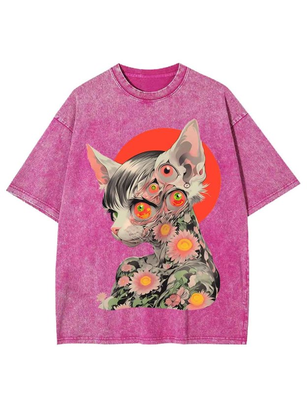 PSYCHEDELIC WASHED TSHIRT