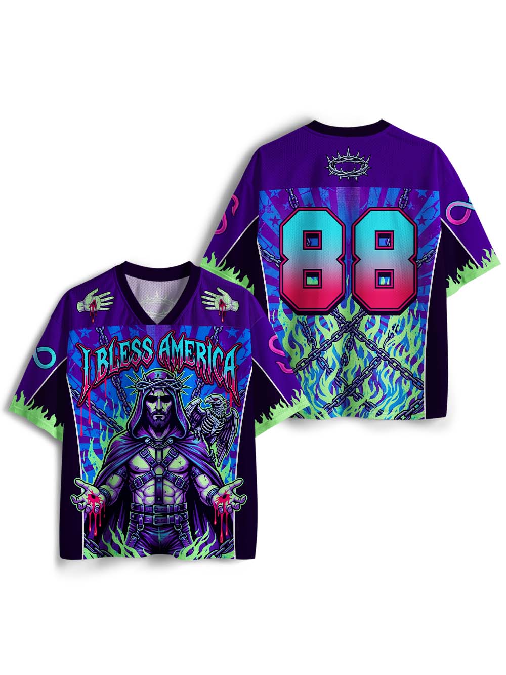 I BLESS AMERICA Mesh Jersey