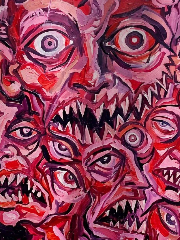 Voices in My Head Eco Oversized Graphic Tees