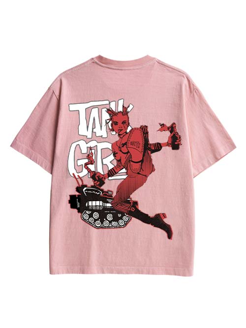 Tank Girl Double Sided Print Washed TShirt