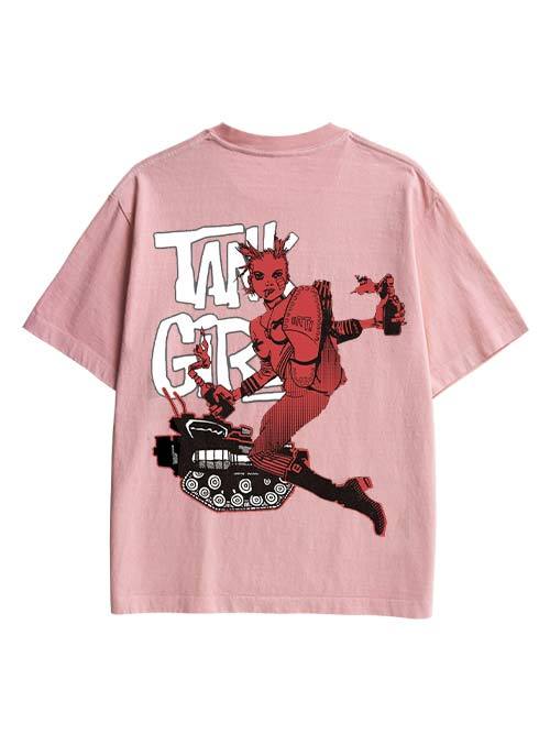 Tank Girl Double Sided Print Washed TShirt