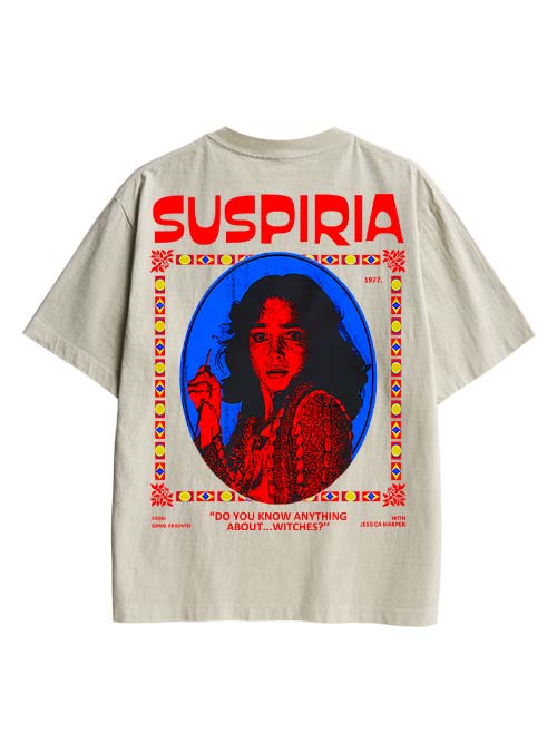Suspiria Double Sided Print Washed TShirt