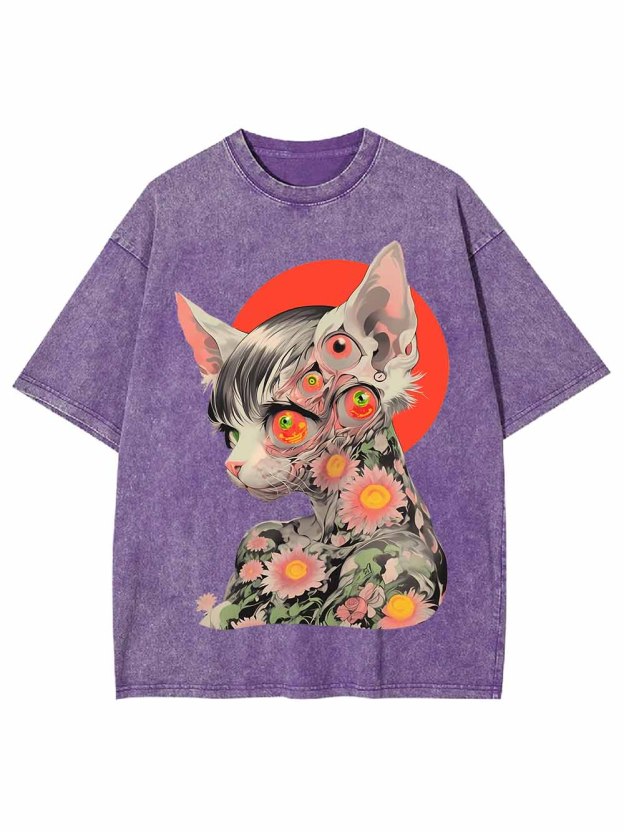 PSYCHEDELIC WASHED TSHIRT