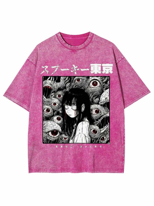 Weird Urban Eyes Washed Tshirt