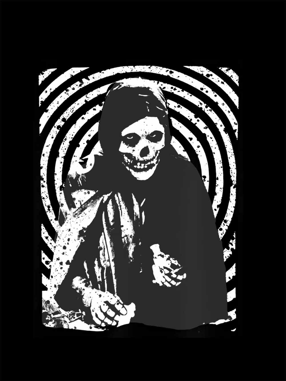 SKELETON WIZARD WASHED TSHIRT