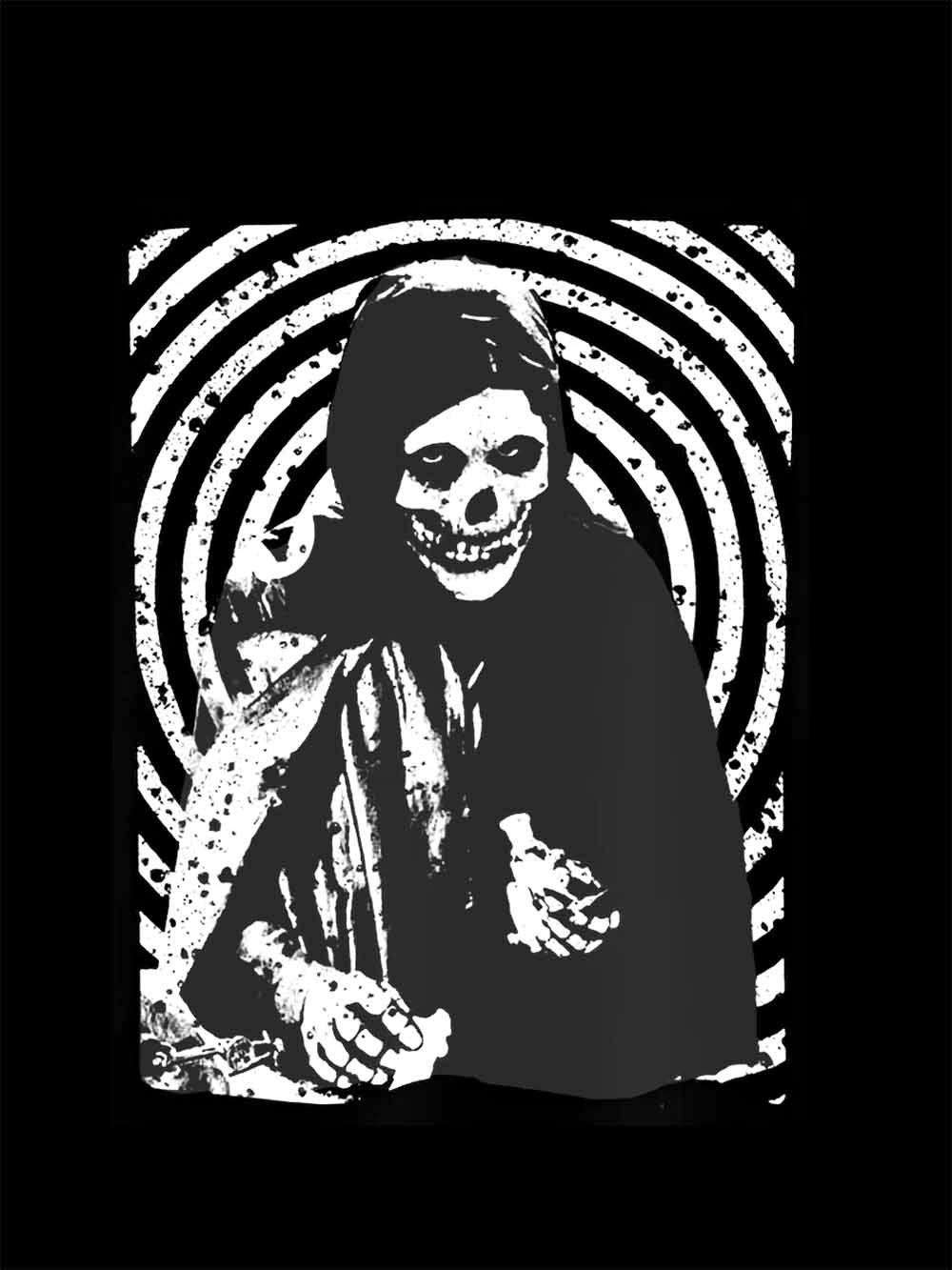 SKELETON WIZARD WASHED TSHIRT