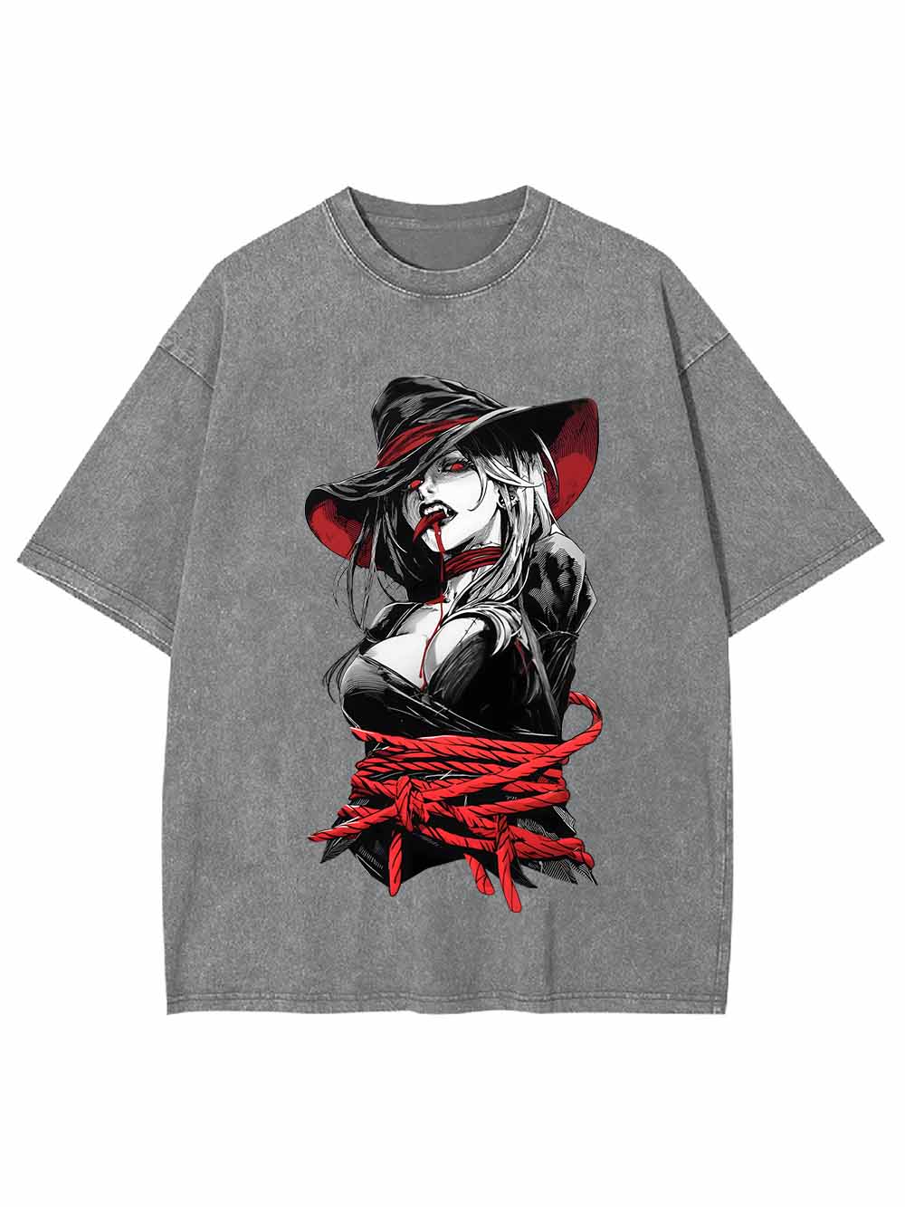 Tie Up Witch Washed Tshirt