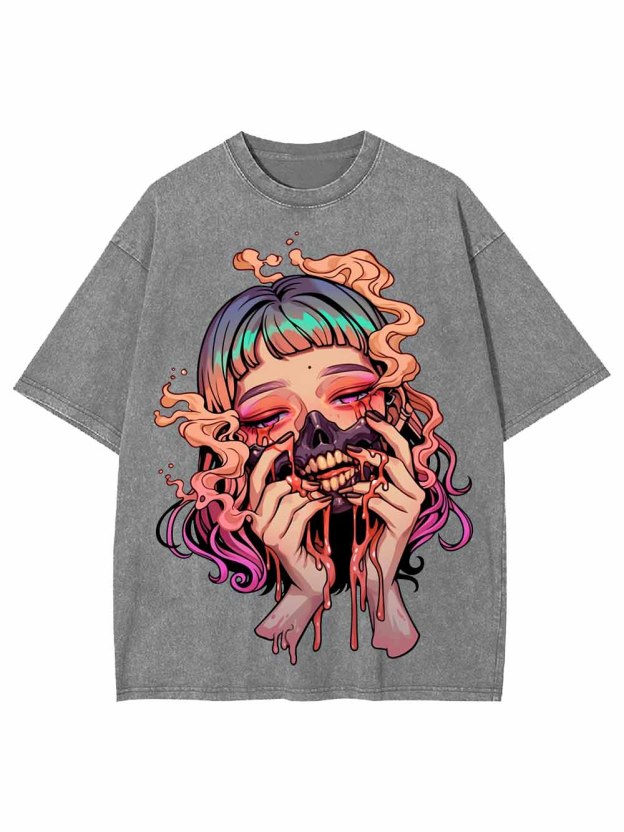 Masked Melancholy Washed Tshirt
