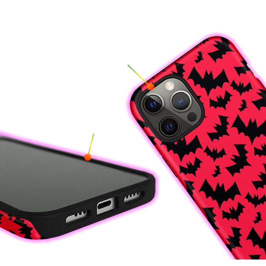 Bat Pattern Phone Case