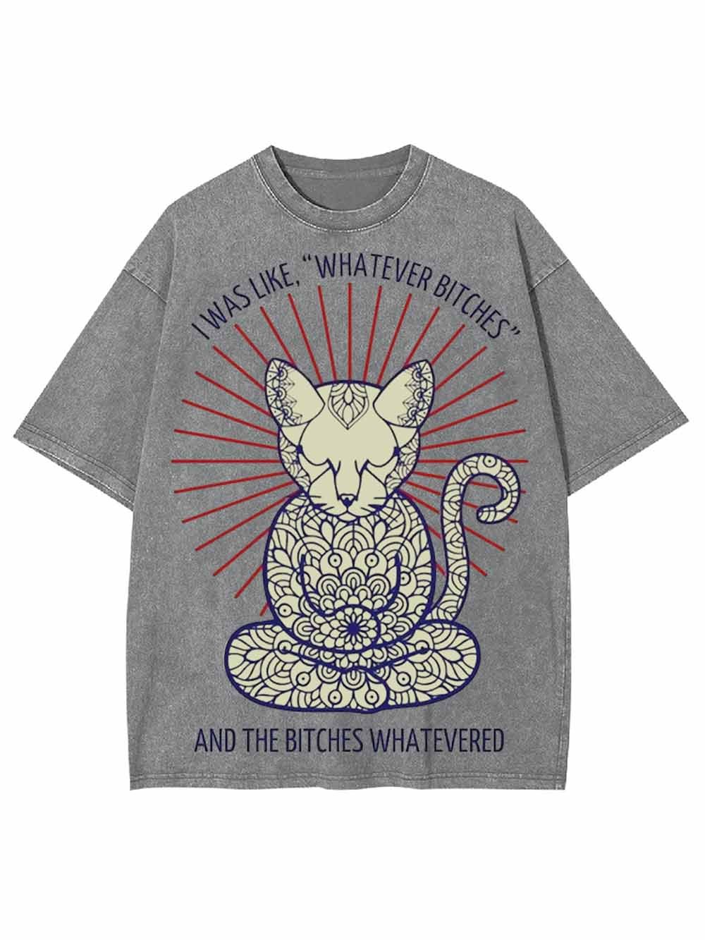 I Was Like, 'whatever Bitches Washed Tshirt