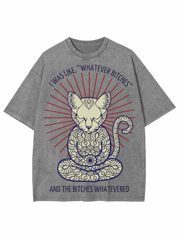 I Was Like, 'whatever Bitches Washed Tshirt