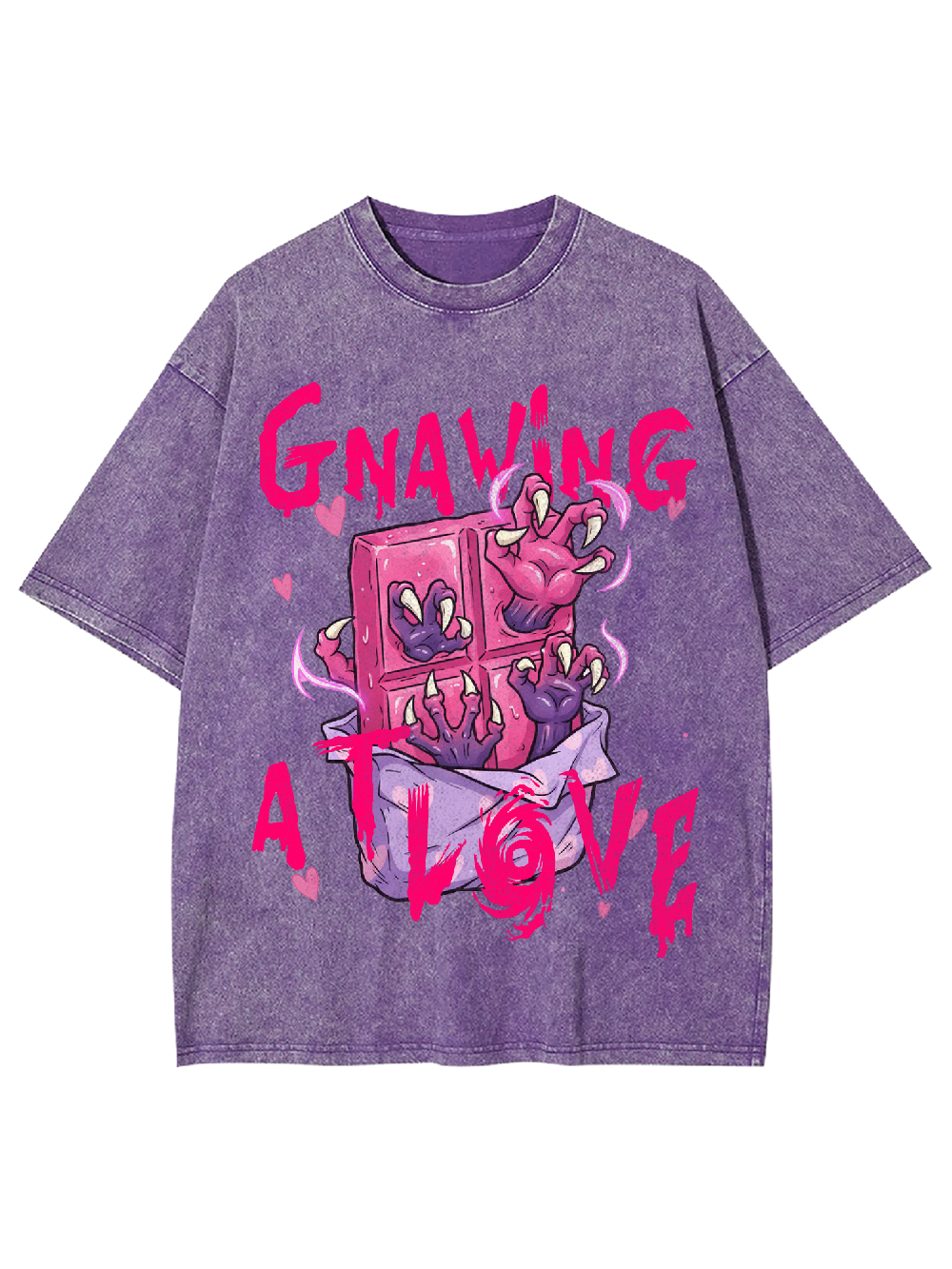 Gnawing at love Washed Tshirt