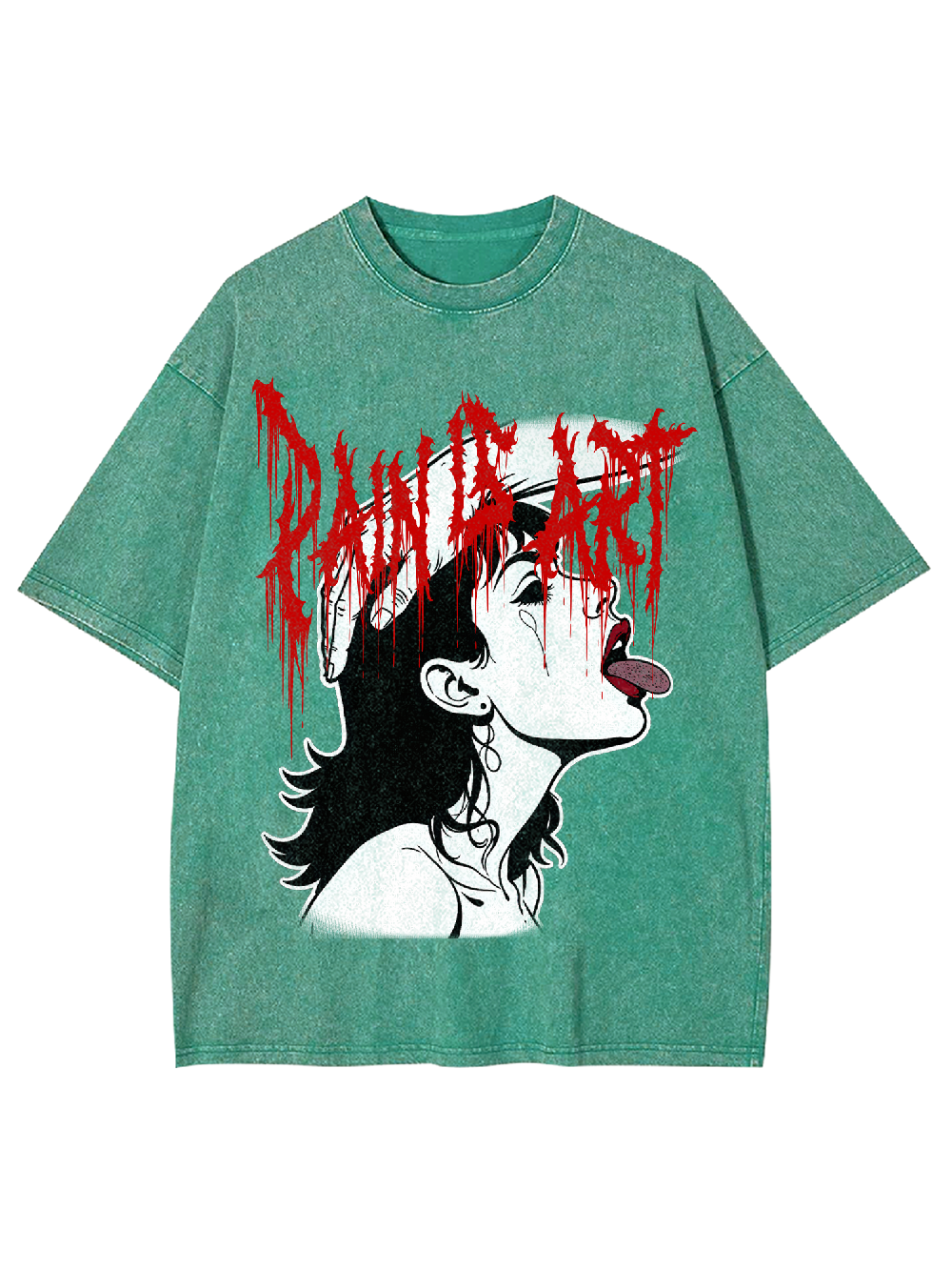 Pain is art Washed Tshirt