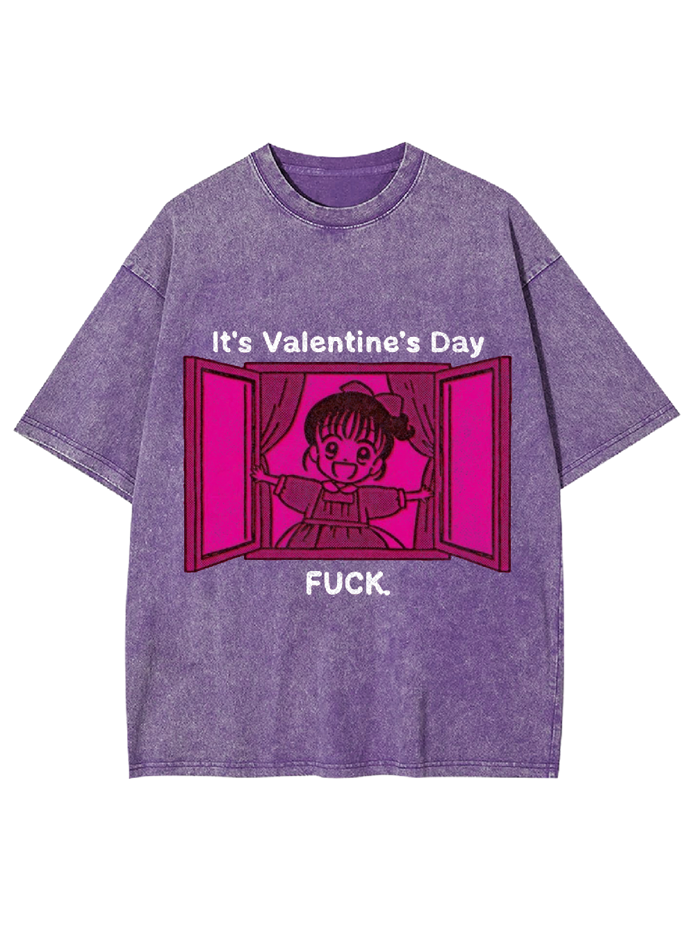 It's Valentine's Day Washed Tshirt
