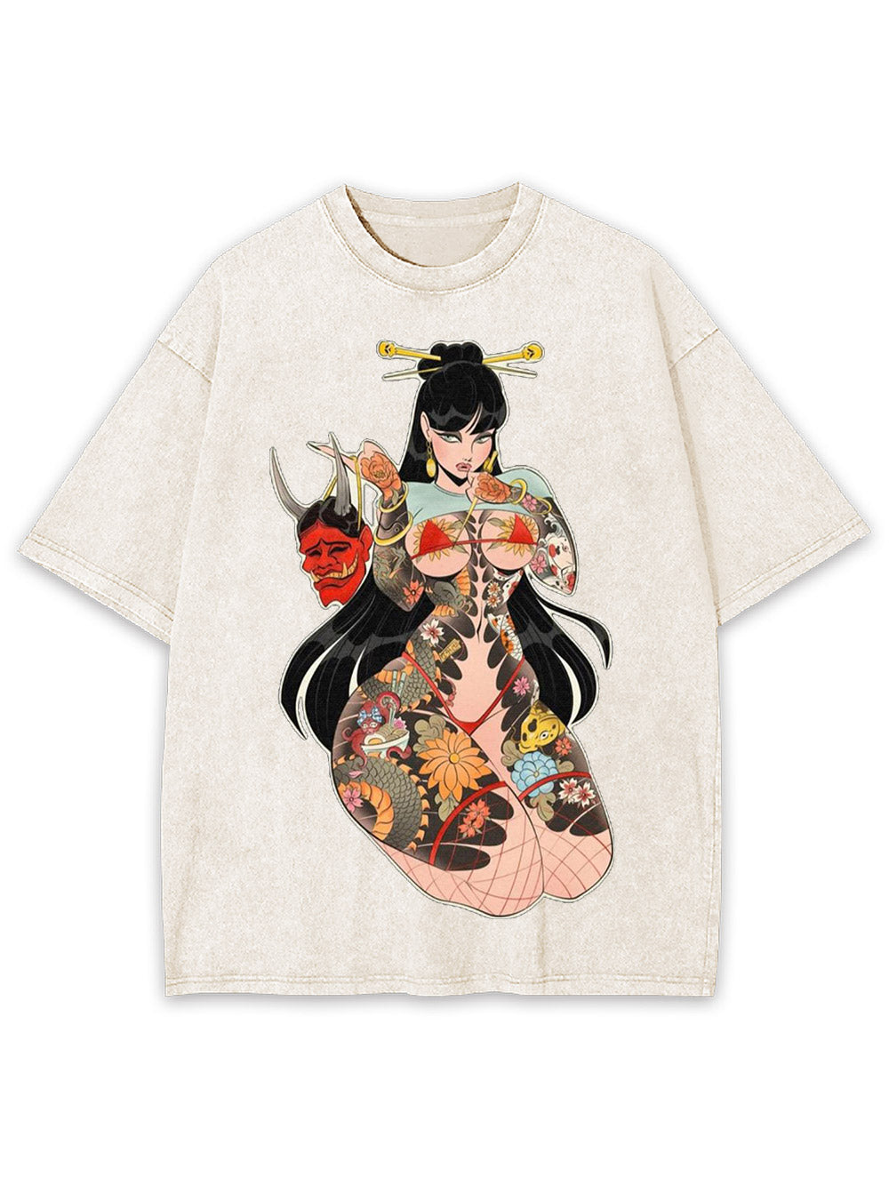 Tattooed Mystique Washed Tshirt