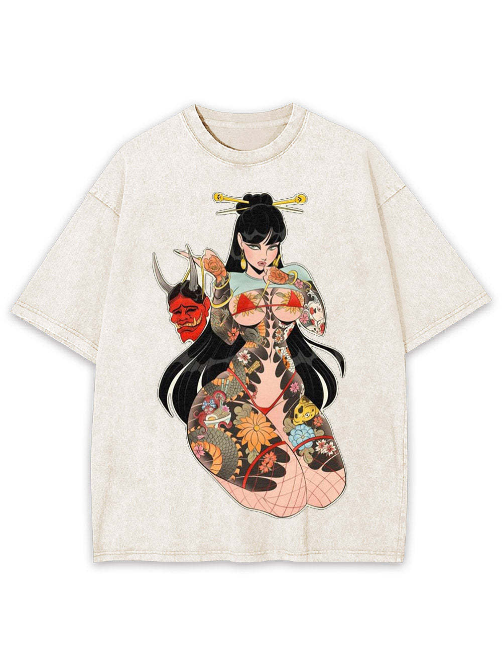 Tattooed Mystique Washed Tshirt