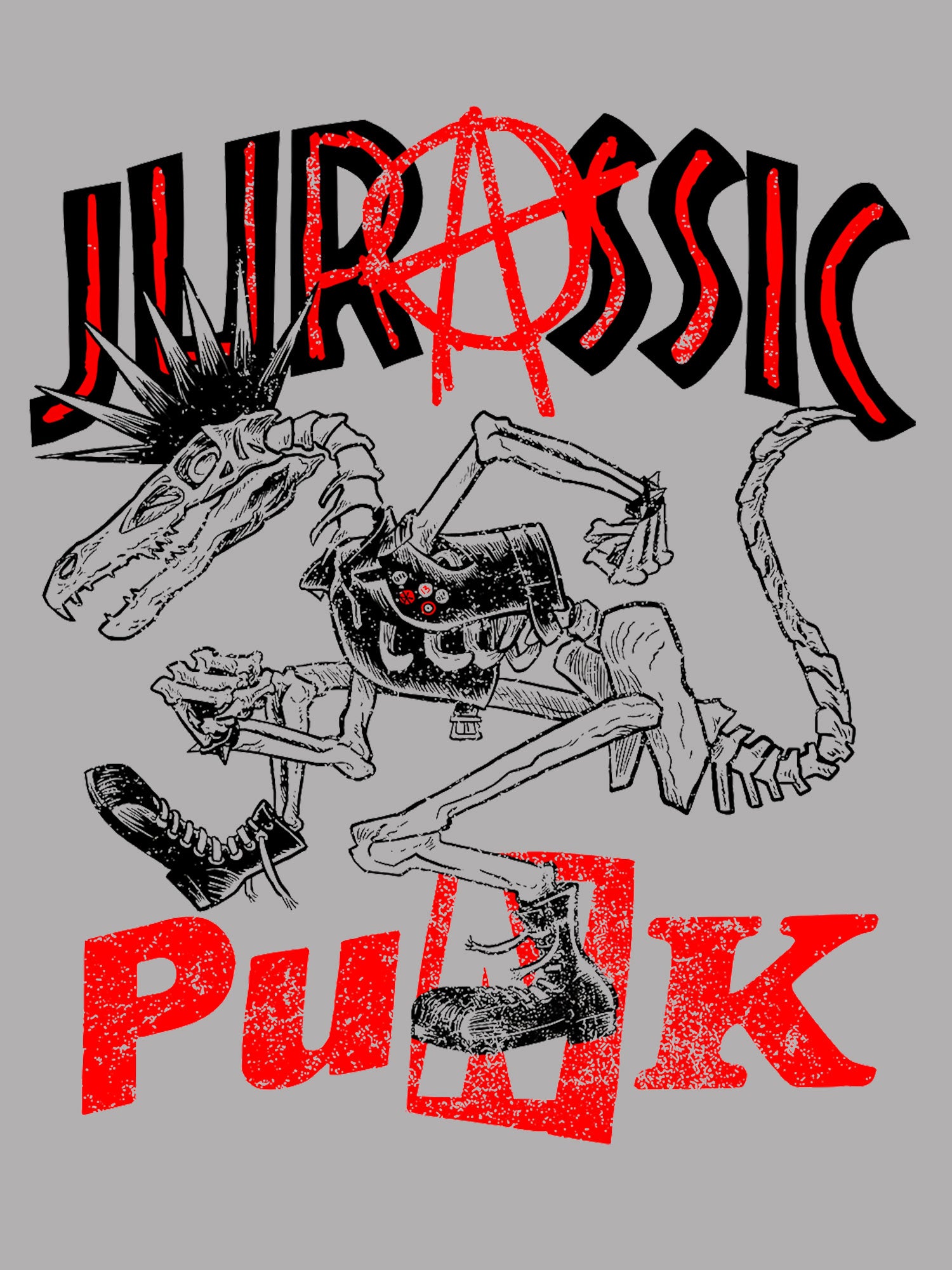 Jurassic Punk Washed Tshirt