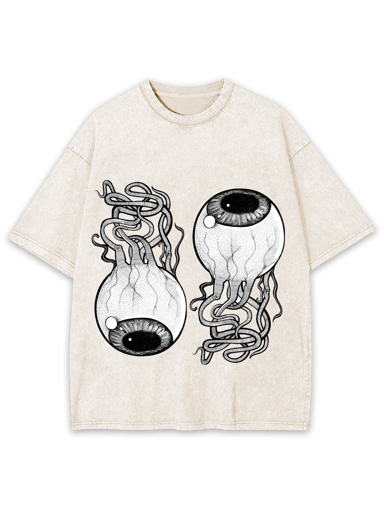 Entangled Gaze Washed Tshirt