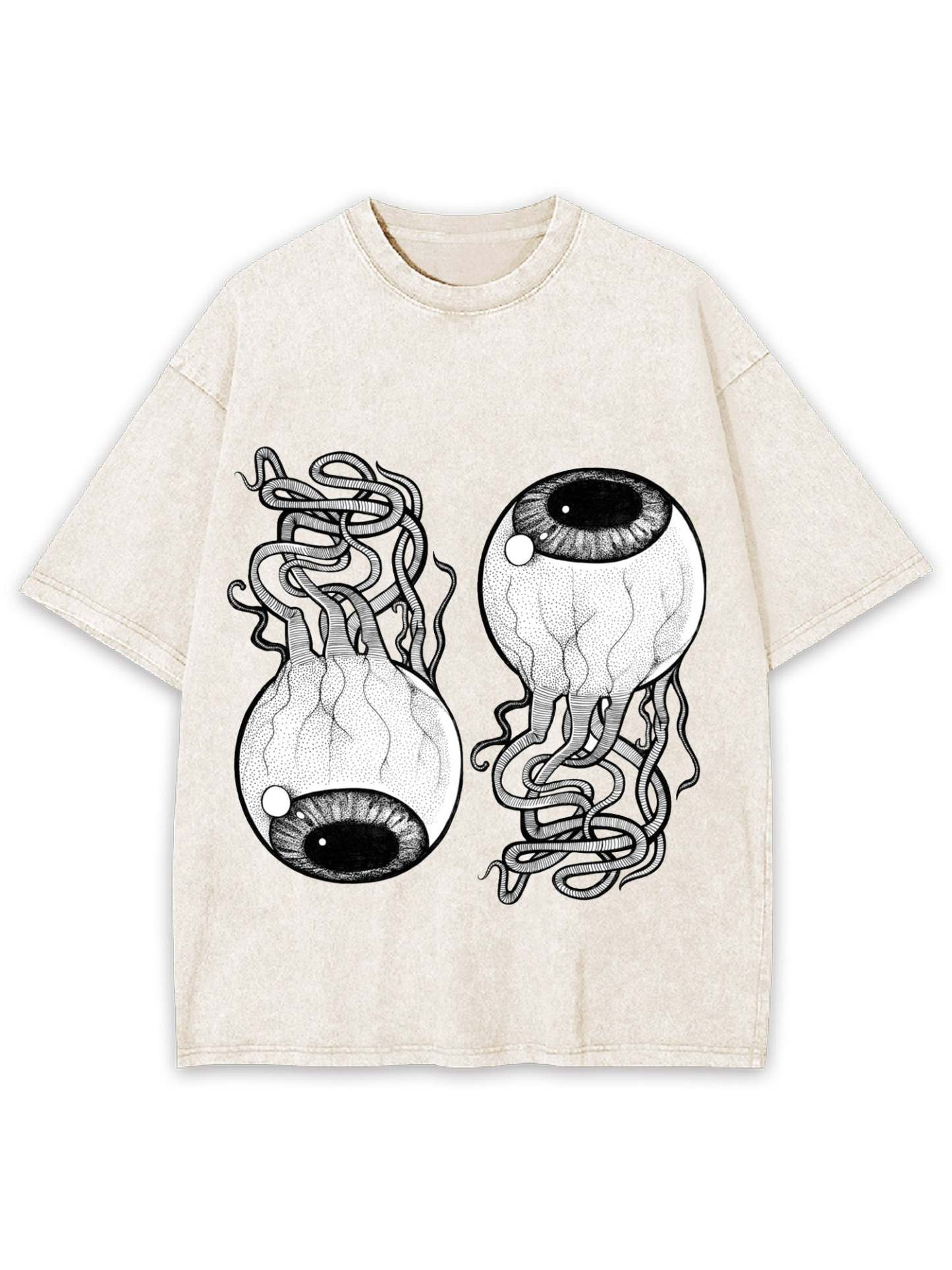 Entangled Gaze Washed Tshirt
