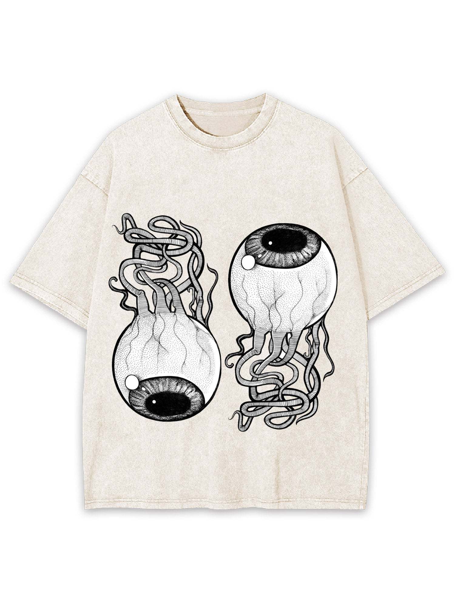 Entangled Gaze Washed Tshirt