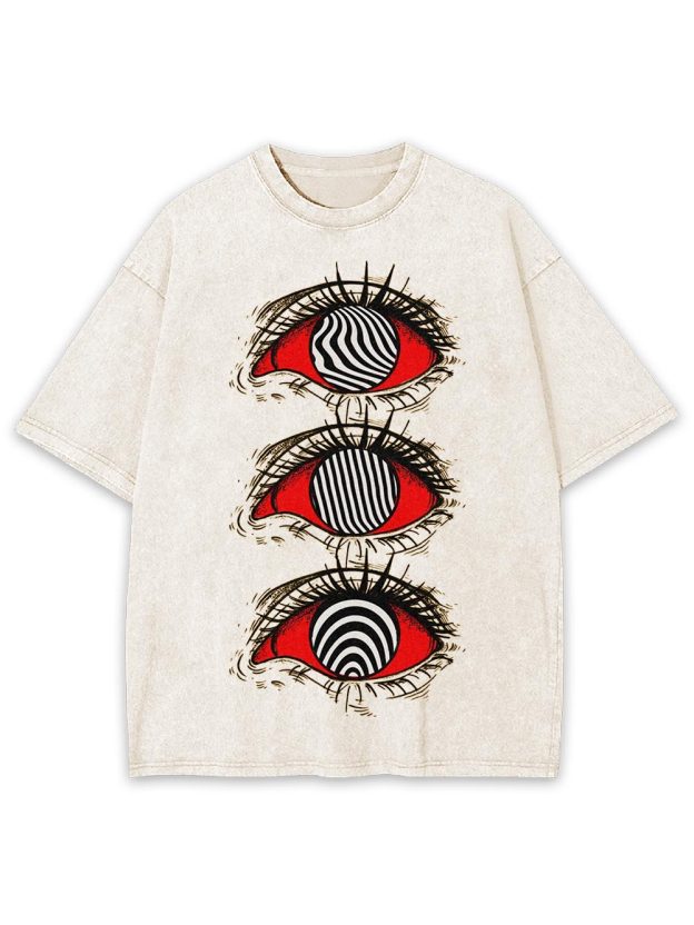 Hypnotic Gaze Washed Tshirt