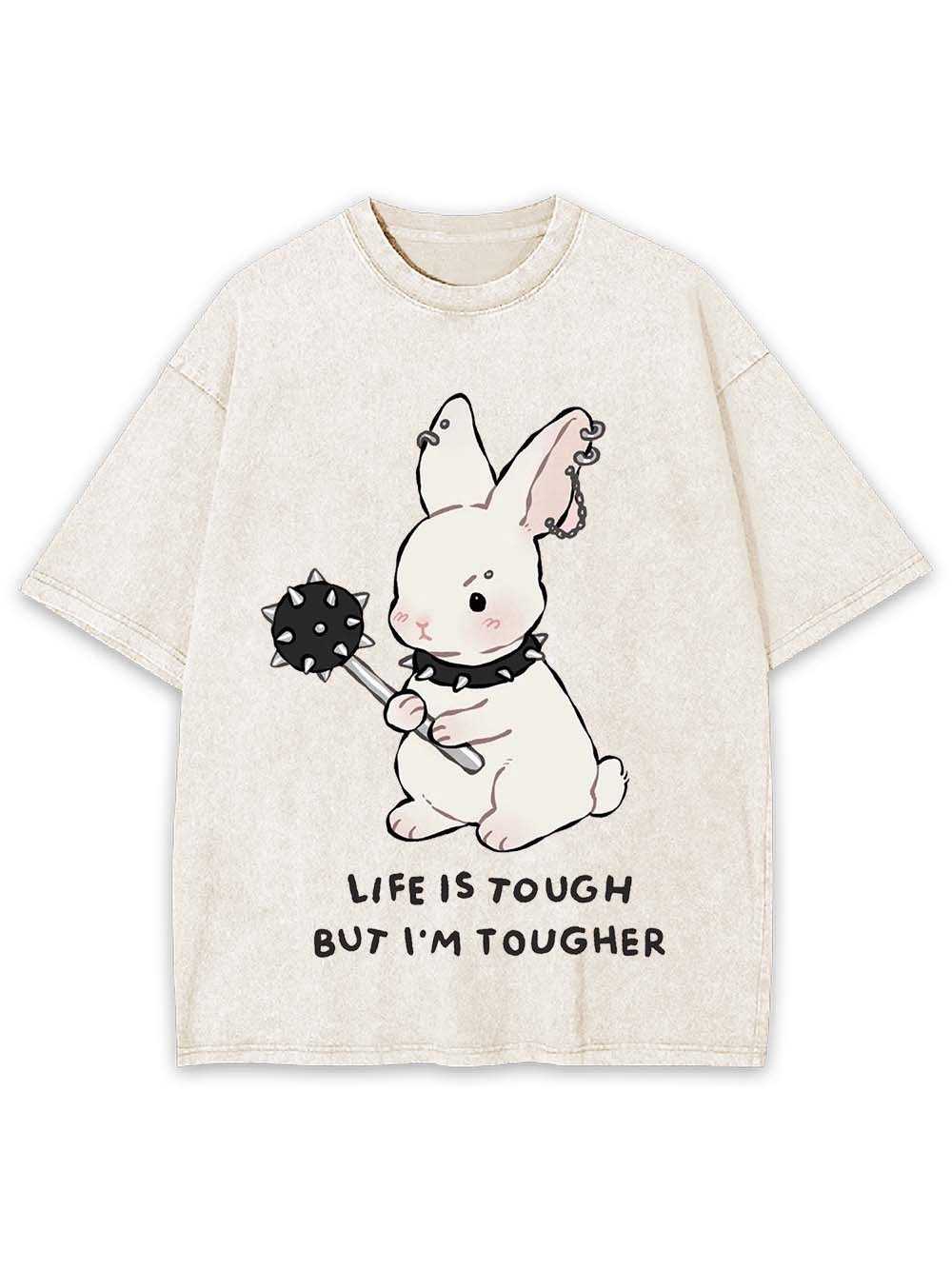 TOUGH BUNNY WASHED TSHIRT