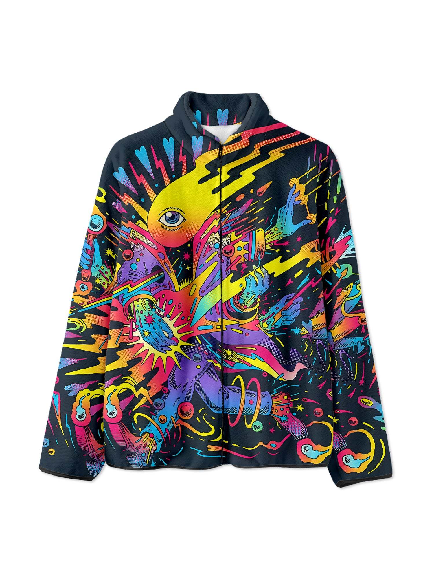 Cosmic Chaos Fleece Jacket-ClassyOutlaw Sale